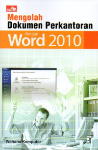 Image of Mengolah dokumen perkantoran dengan word 2010