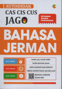 Image of Autodidak cas cis cus jago bahasa jerman
