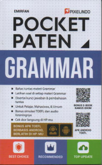 Image of Pocket paten grammmar